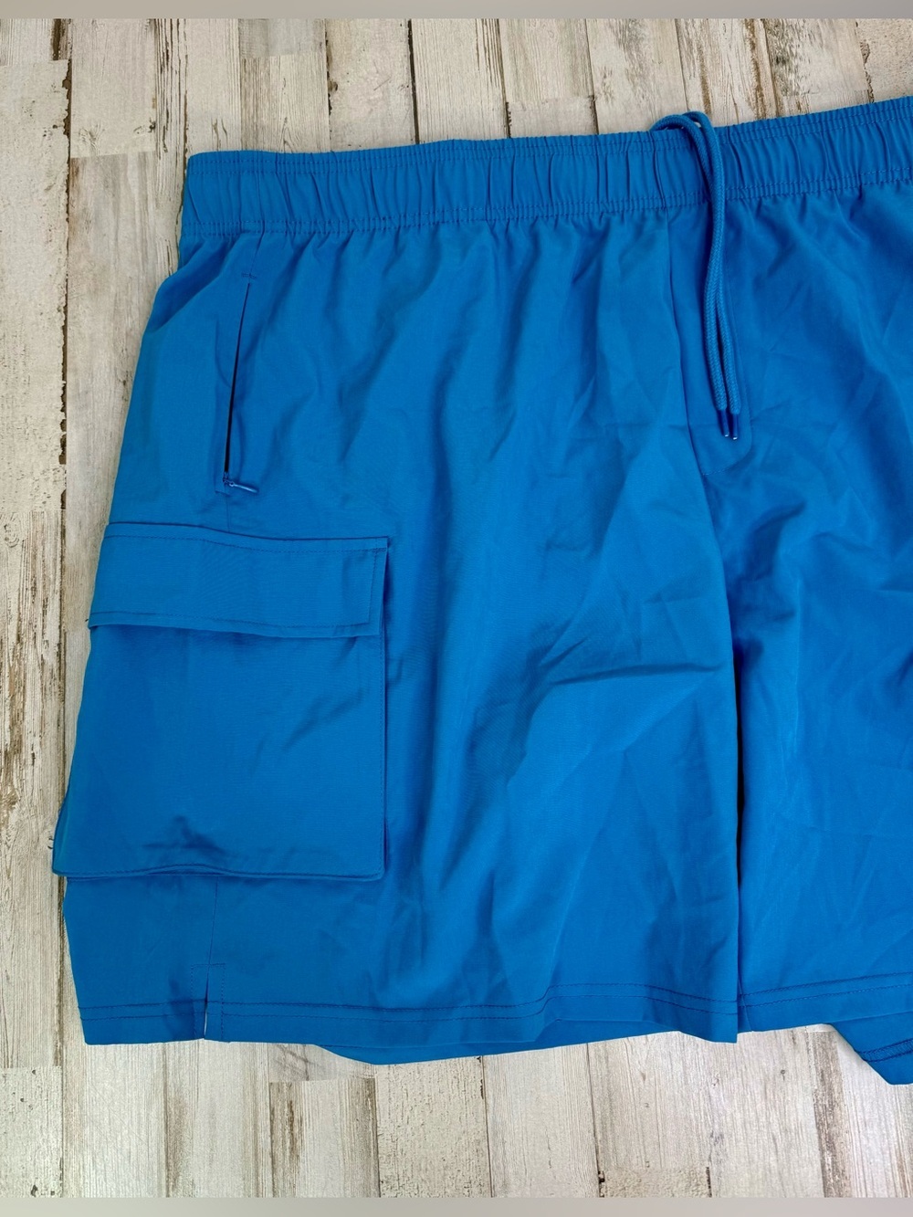 Champion Men's Performance Blue 2XL Woven Pockets 8" Inseam Cargo Short NWT - Picture 3 of 11
